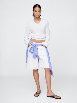 11" Mid Rise Longline Denim Shorts | Gap (US)