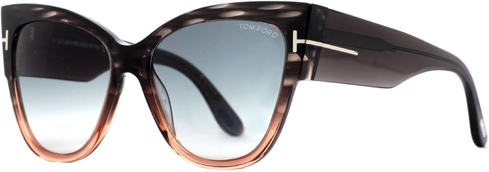 Tom Ford Anoushka TF371 AnoushkaSunglasses, Gray Frame/Gradient Smoke Lens, 57mm | Amazon (US)