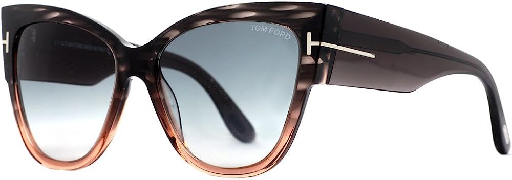 Tom Ford Anoushka TF371 AnoushkaSunglasses, Gray Frame/Gradient Smoke Lens, 57mm | Amazon (US)