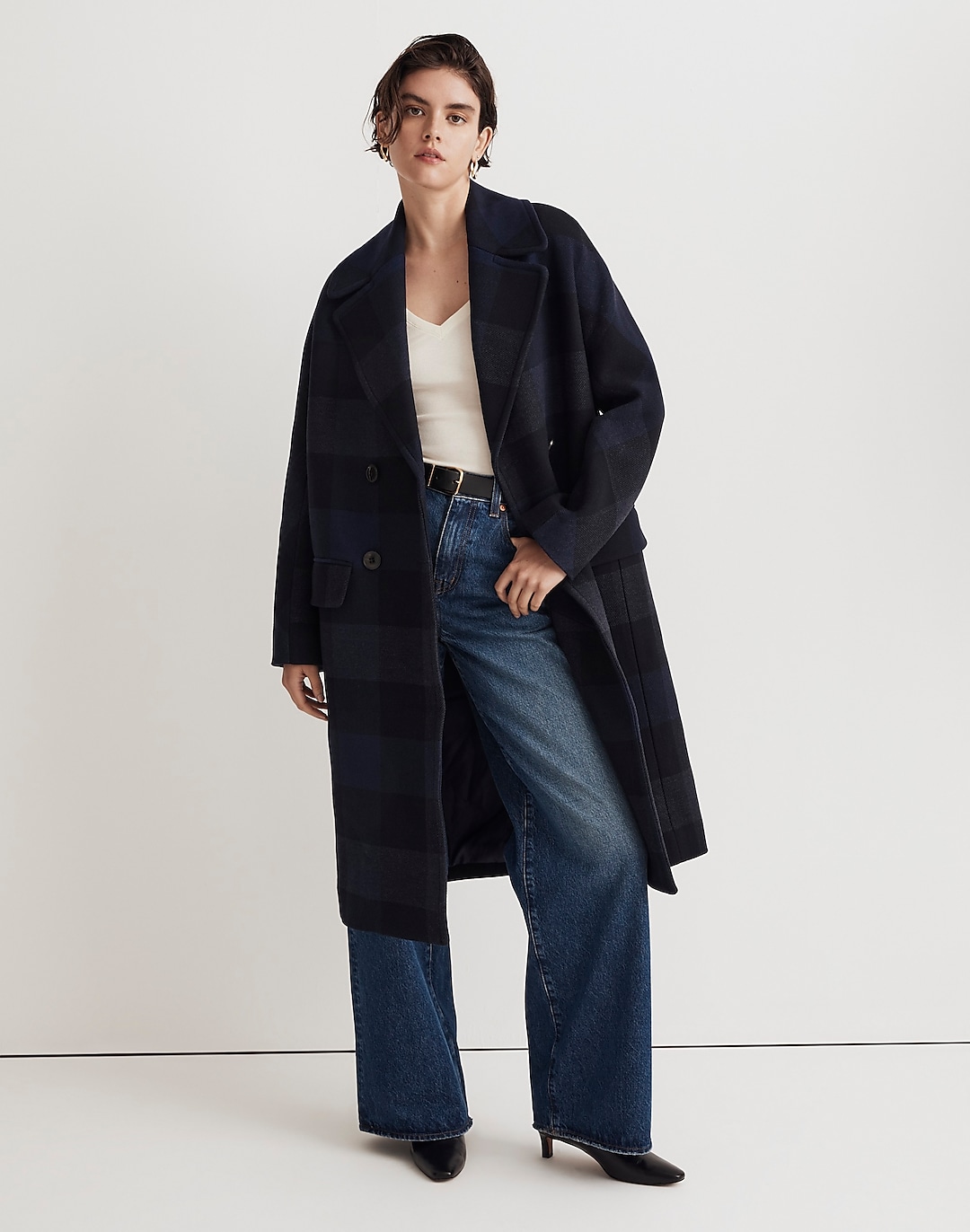 The Gianna Coat in Plaid Insuluxe Fabric | Madewell