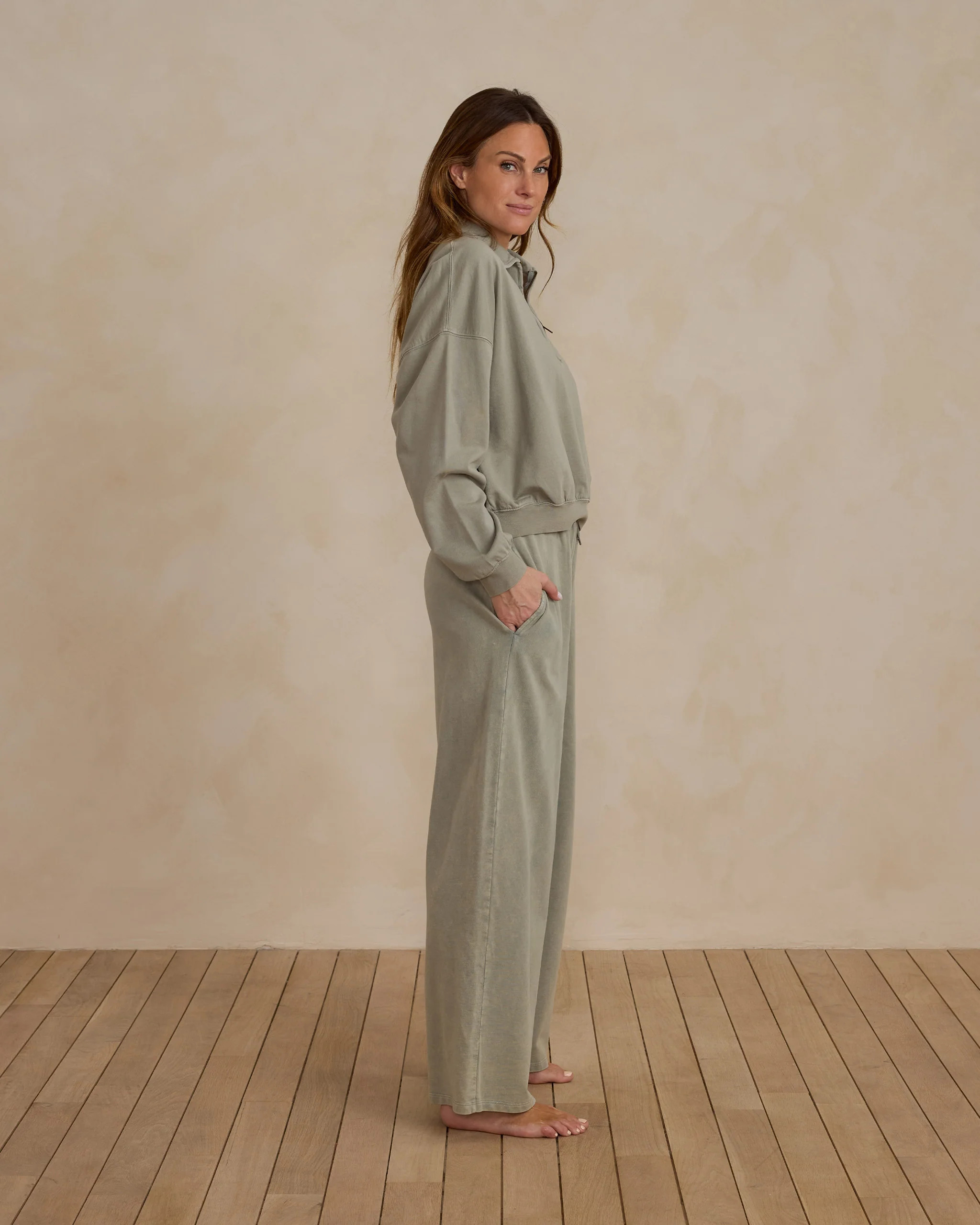 Wide Leg Sweatpant | Laurel | Rylee + Cru
