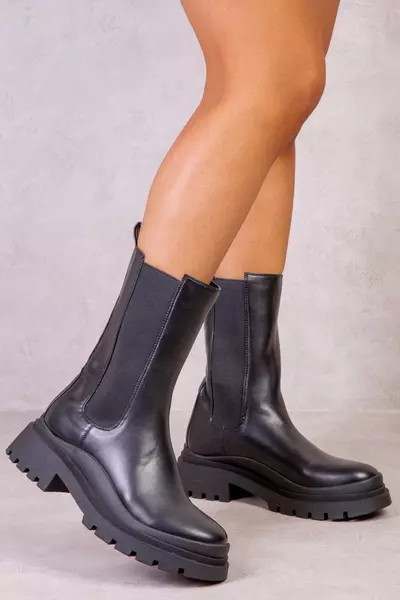 'Isabel' Chunky Chelsea Boots | Debenhams UK