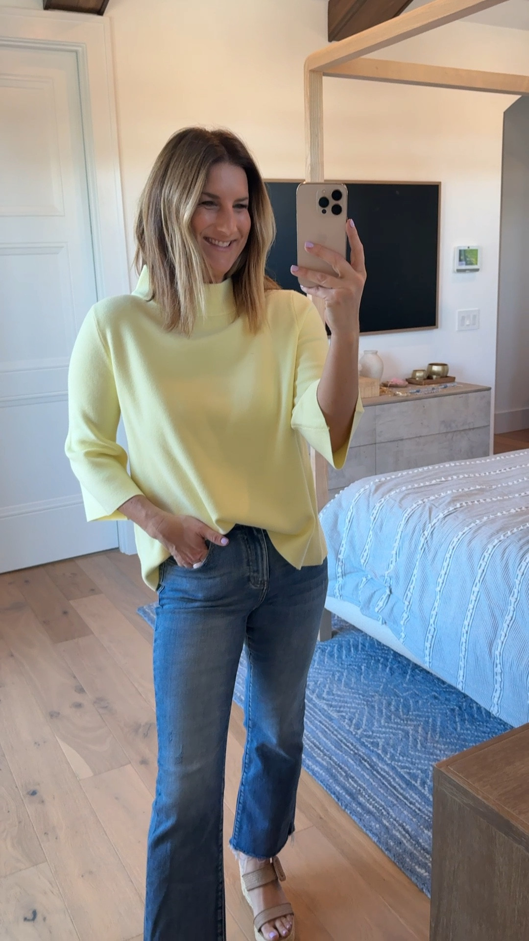 Yesterday’s top is a winner [and most asked for link in my dms] 👏💛🫶 

Use code Yellow15 to save! 
Wearing in small

#LTKootd #LTKWorkwear #LTKmomlife