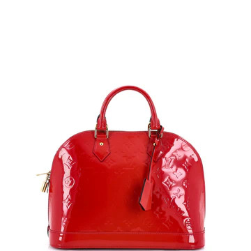 Alma Handbag Monogram Vernis PM | Rebag