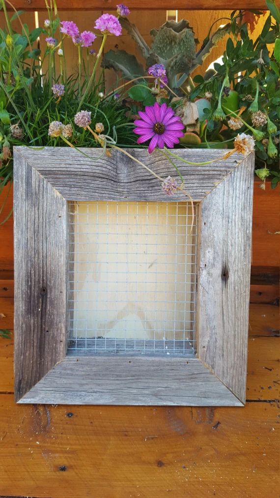 Reclaimed Wood Vertical Planter (Small) | Etsy (US)