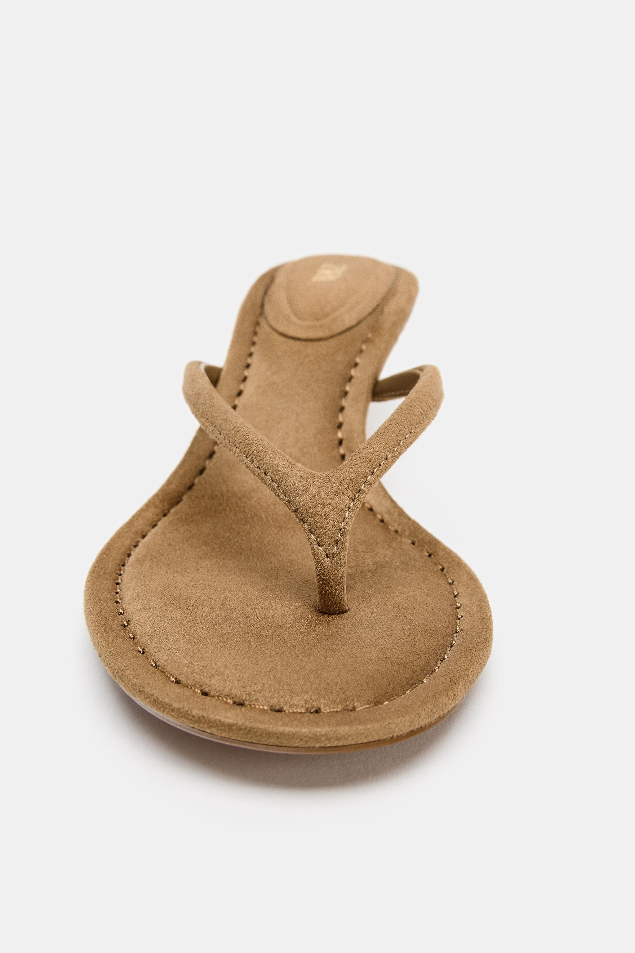 SUEDE-EFFECT HEELED SANDALS | Zara US