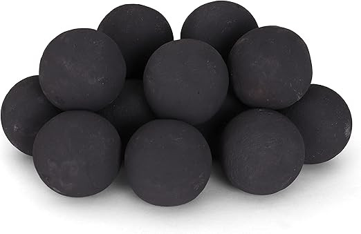 Blue Ridge Brand Ceramic Fire Balls - Uniform 3" Lava Rock for Fire Pits - Propane & Gas Fire Pit... | Amazon (US)