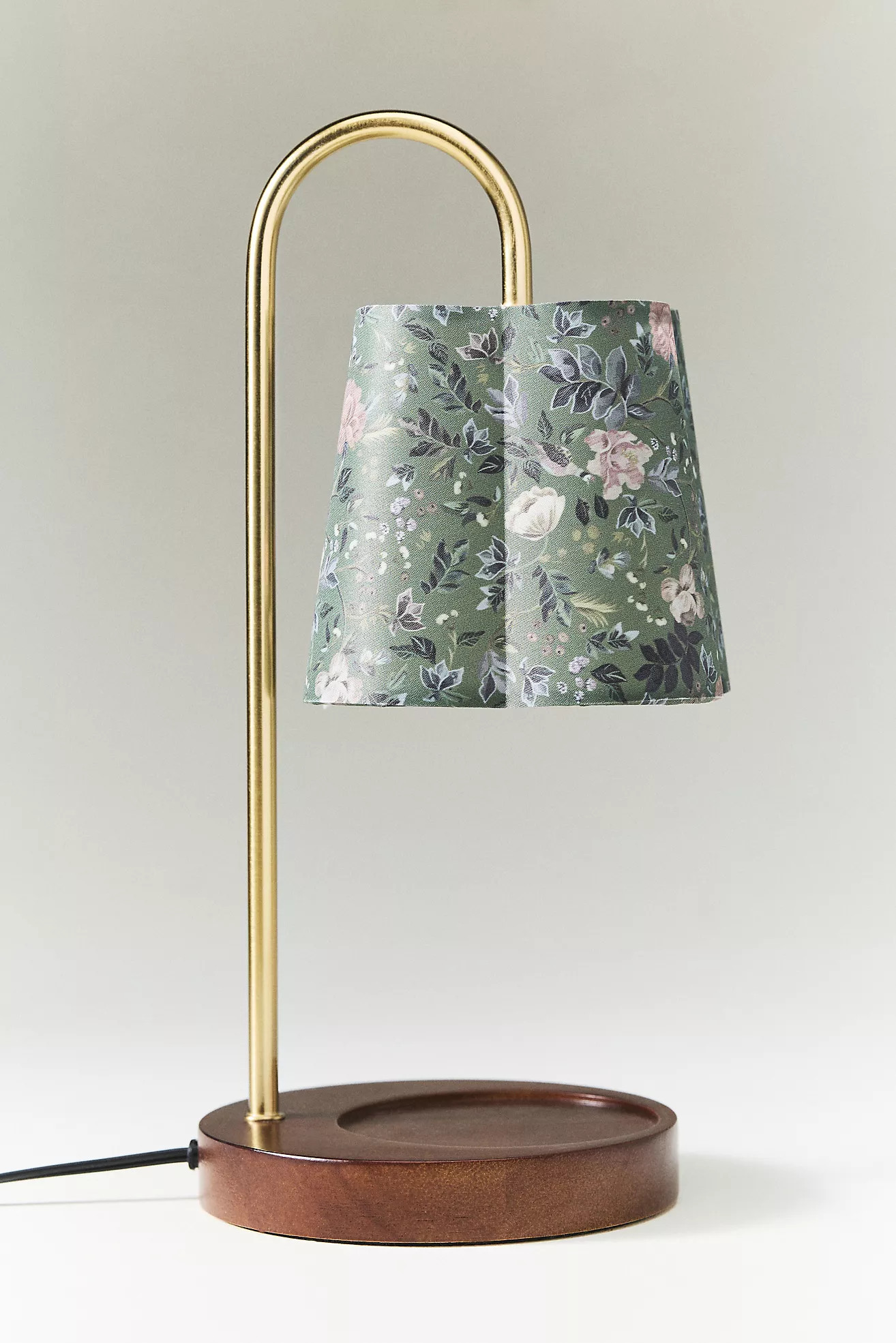 Printed Floral Candle Warmer Lamp | Anthropologie (US)