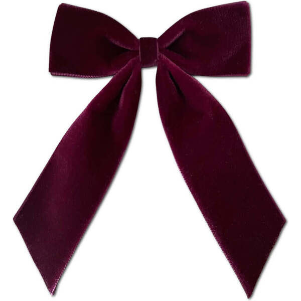 Big Velvet Bow, Burgundy | Maisonette