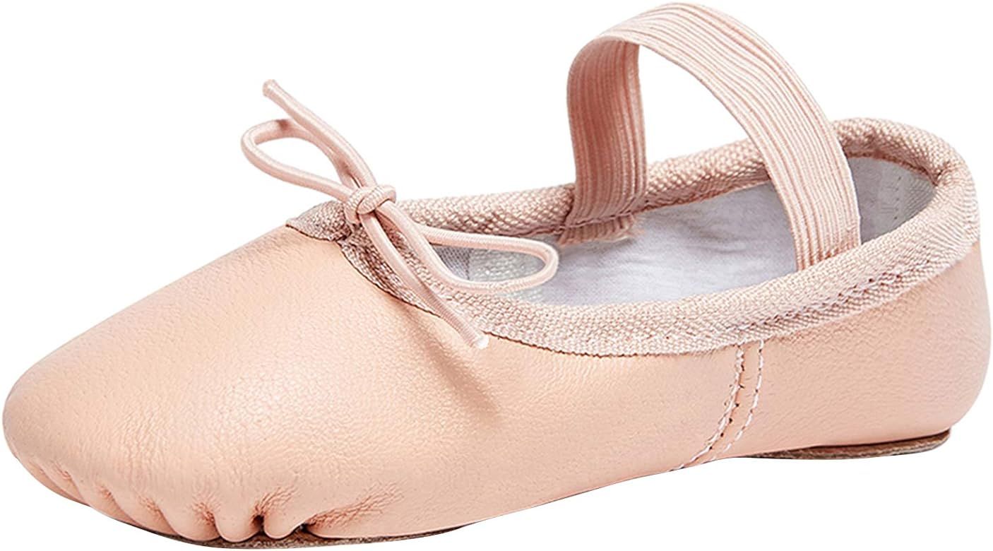 Stelle Premium Authentic Leather Baby Ballet Slipper/Ballet Shoes(Toddler/Little Kid/Big Kid) | Amazon (US)
