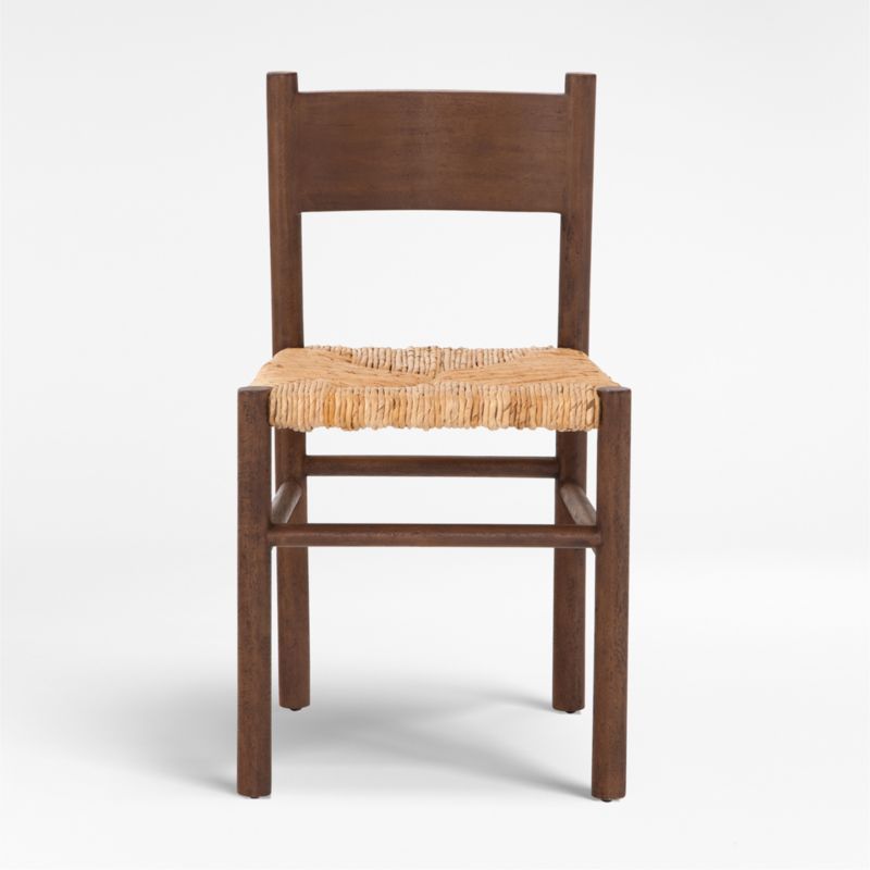 Malia Russet Brown Wood Dining Chair | Crate & Barrel | Crate & Barrel