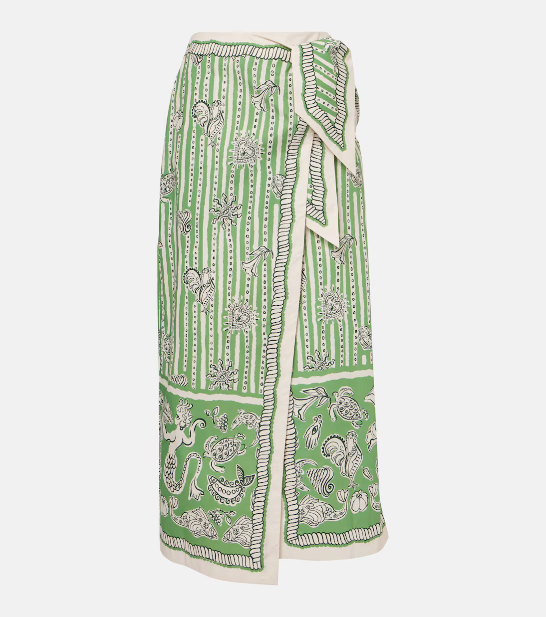 Lula printed cotton wrap skirt | Mytheresa (US/CA)