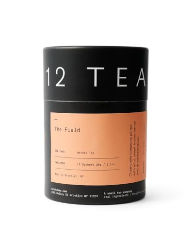 Dona single origin, premium blended teas conveniently packaged in plant-based sachets, canister of 12 sachets/teabags (The Field) | Amazon (US)
