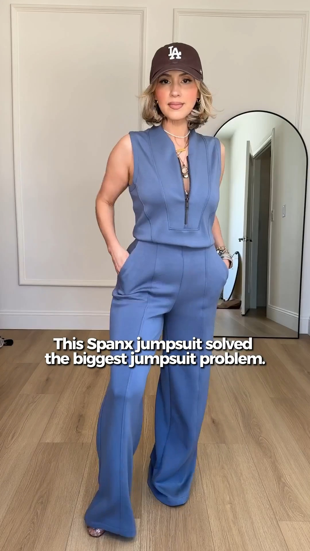This @Spanx  jumpsuit omg!  25% off EVERYTHING!!🤩✨ 

#LTKPetite #LTKgrwm #LTKootd