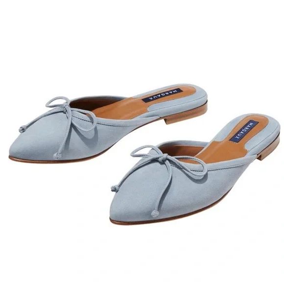 Margaux THE BALLET MULE IN FRENCH BLUE SUEDE | Poshmark