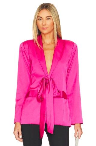 Lovers and Friends Taylor Blazer in Hot Pink from Revolve.com | Revolve Clothing (Global)