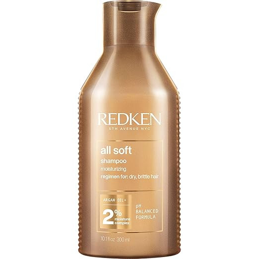 Redken All Soft Shampoo | Deeply Moisturizes and Hydrates | Softens, Smooths, and Adds Shine | Sa... | Amazon (US)