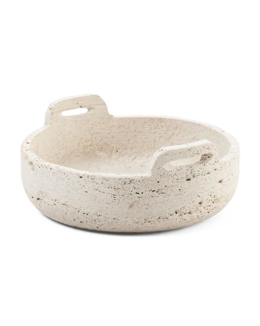 10x4  Travertine Bowl | TJ Maxx