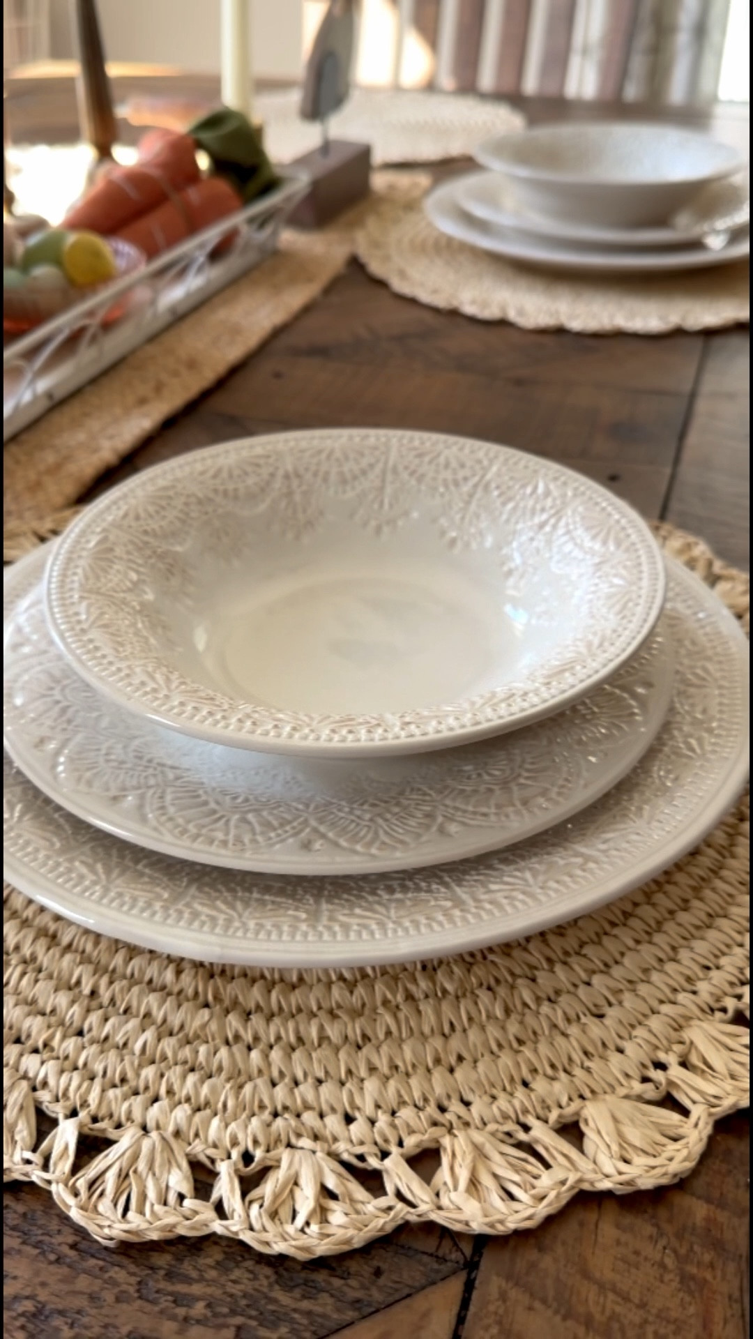 This vintage lace dinnerware set from The Pioneer Woman has my heart! 😍 I love how vintage the dishes look, and they are so versatile! You can use them everyday, but they are special enough to use for holiday hosting too! A dining room necessity for sure! 

#LTKSeasonal #LTKHome #LTKfoodie