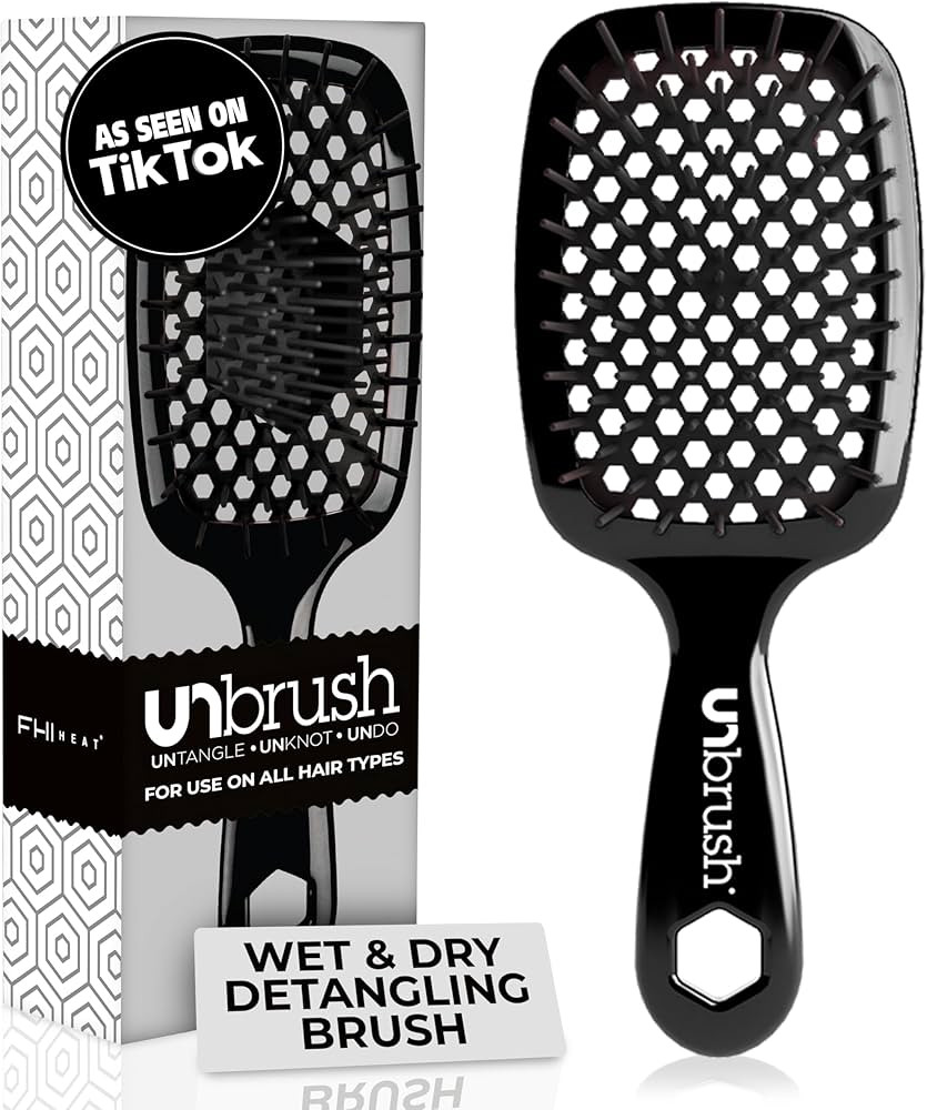 Amazon.com: FHI Heat UNbrush Detangling Brush for Pain-Free Brushing on All Wet or Dry Hair Types... | Amazon (US)