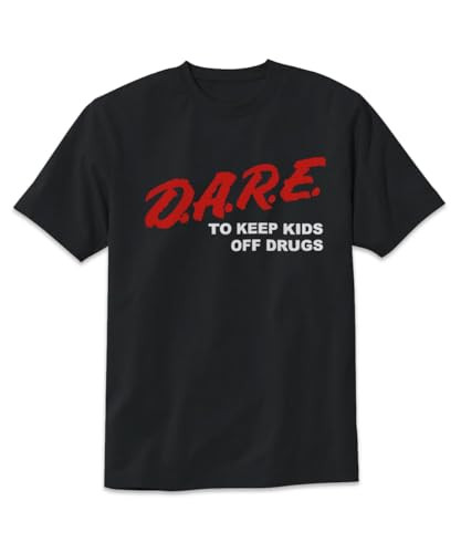 Dare Retro D.A.R.E. T-Shirt 90s Vintage Style Design Tee Short Sleeve Unisex Shirt | Amazon (US)