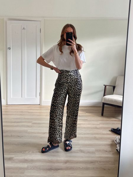 Outfit planning for a weekend in Palma

Old leopard print Ganni trousers so I’ve linked similar

Medium in the white &oS t-shirt

Black blazer as a layer

Cashmere jumper thrown over 

Loewe puzzle bag in the small size in artichoke green 


#LTKSeasonal