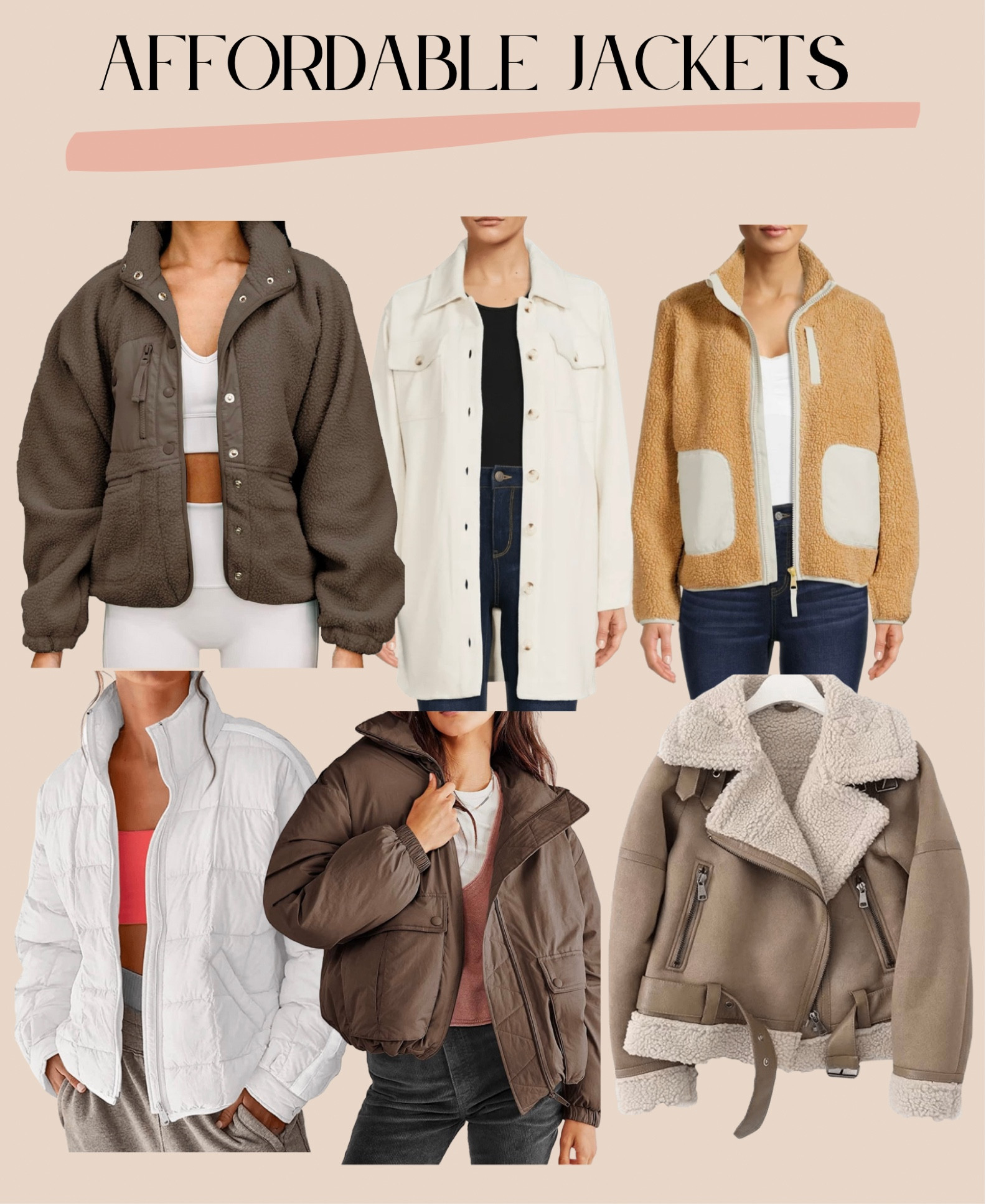 Affordable jackets you need to add to cart right now! Amazing doupes at an unbeatable price!  

#LTKstyletip #LTKunder100 #LTKGiftGuide