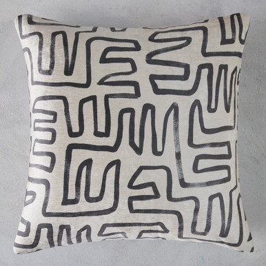 Maze Pillow Cover 22" - Natural | Z Gallerie