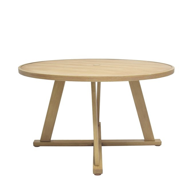 Better Homes & Gardens Lilah Outdoor 44" Round Metal Top Dining Table | Walmart (US)