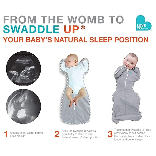Love To Dream Swaddle UP Transition Bag, Mint, Medium, 13-19 lbs., Patented Zip-Off Wings, Gently... | Amazon (US)