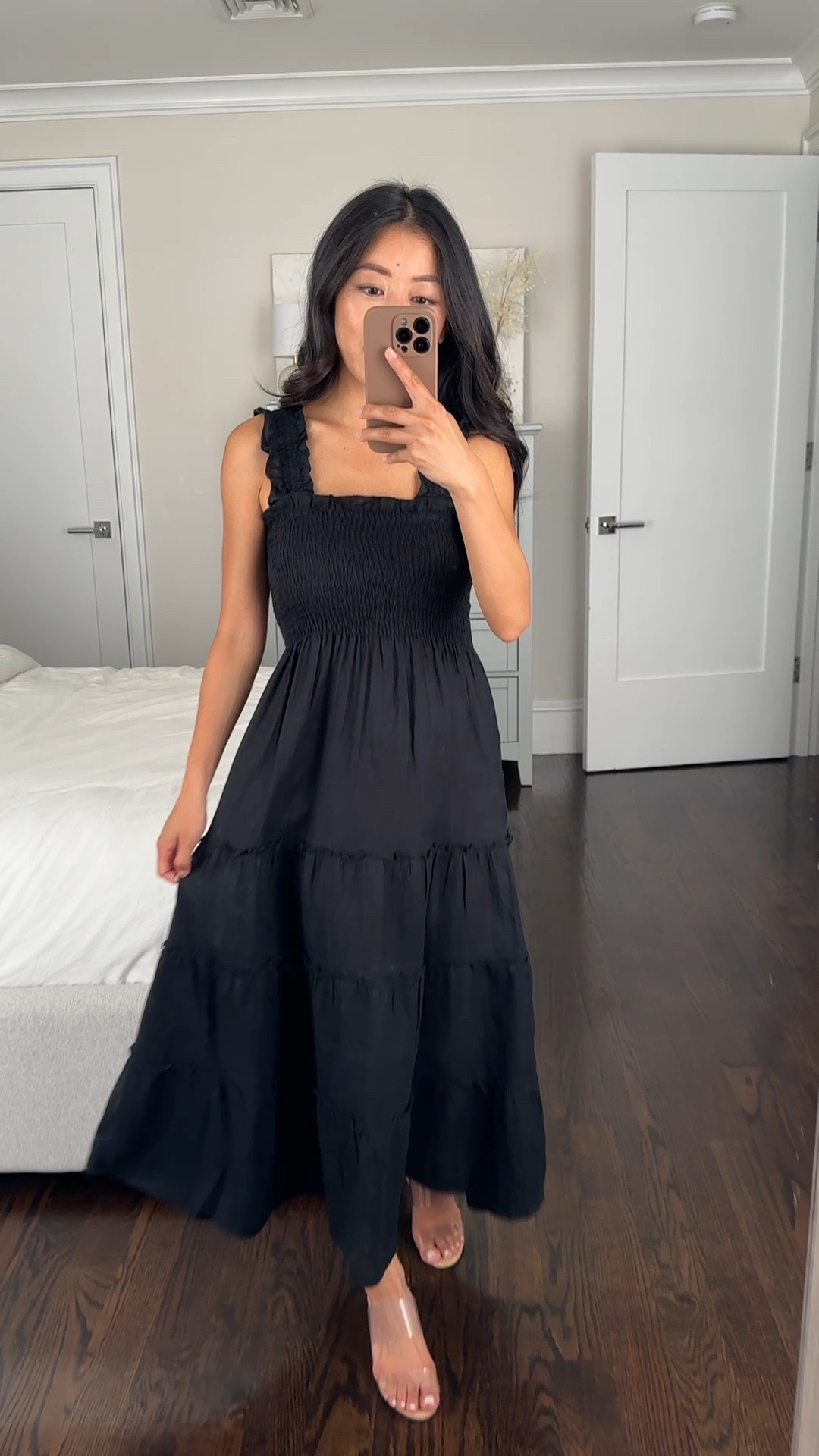 Quince try ons - linking to a few other pieces I either own or have tried on and would recommend. Their tencel jersey collection is SO soft!  

I’m 5 feet tall trying on the jumpsuit and smocked linen dress both in XS. Petite friendly fit, also both are bump and nursing friendly due to the stretch

For the linen dress I was able to go without a bra due to the smocking and color 

FYI Although the linen dress straps have stretch, The neckline might be a little high on someone who is several inches taller than me

Jumpsuit torso length also seems short for someone much taller than me

This also comes in a shorter dress version. 
@onequince #quincepartner

#petite friendly summer outfits 

#LTKSeasonal #LTKfindsunder100