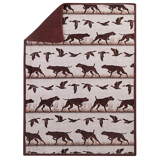 New!Red Shed  Chesapeake Silk Touch Sherpa Throw Blanket, 50 in. x 70 in. | Tractor Supply