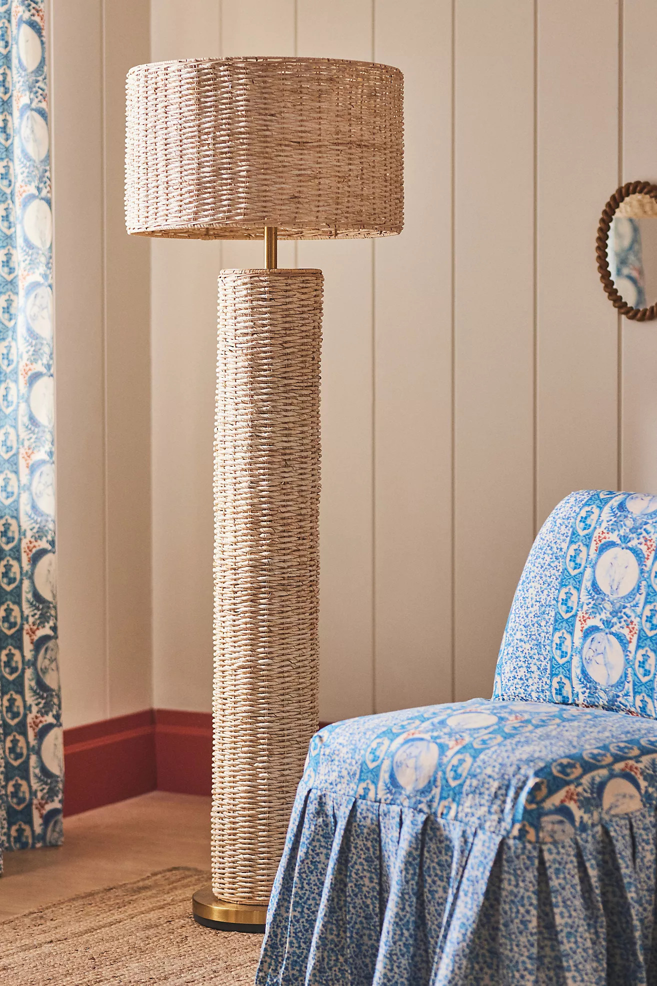 Cirebon Rattan Floor Lamp | Anthropologie (US)