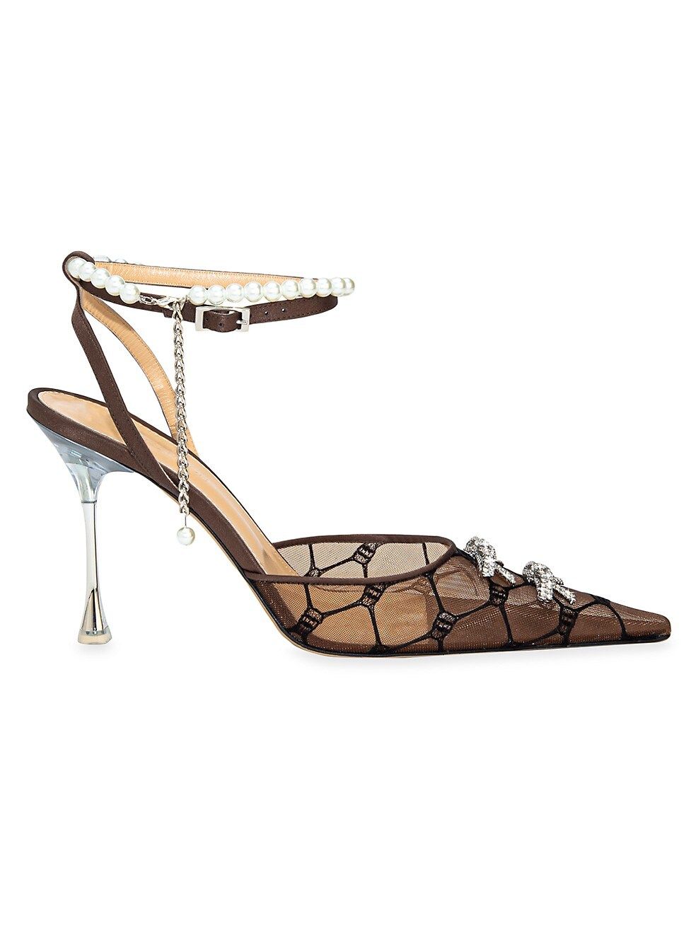 Matilda Lace Embellished High-Heel Pumps | Saks Fifth Avenue