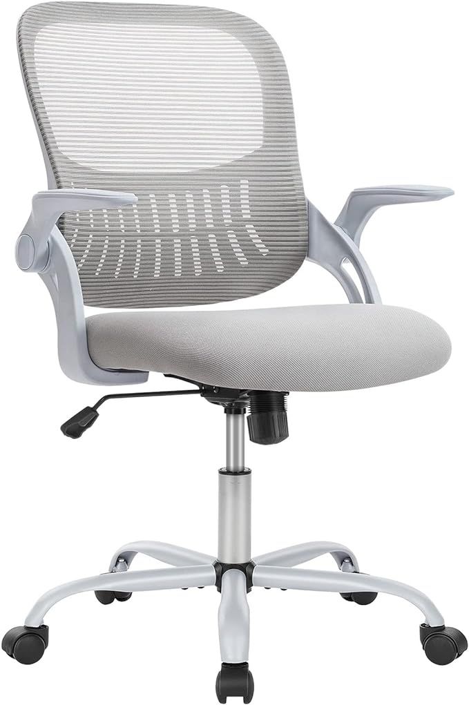 SMUG Office Computer Desk Chair, Ergonomic Mid-Back Mesh Rolling Work Swivel Task Chairs with Whe... | Amazon (US)