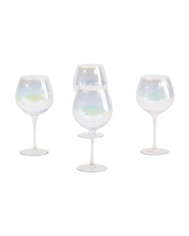 Set Of 4 Luster Gin Glasses | TJ Maxx