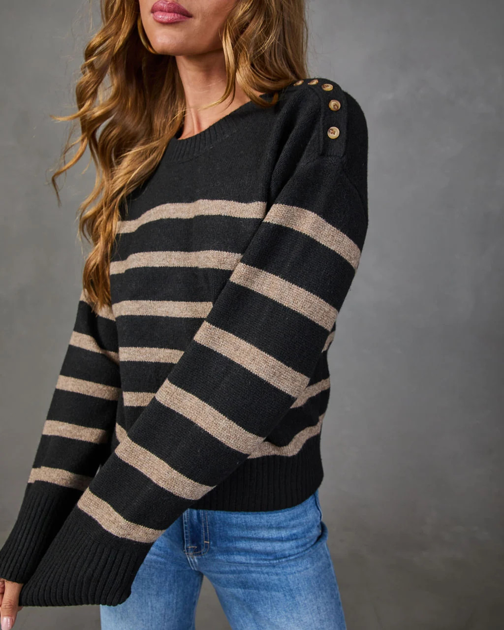 Aster Striped Knit Sweater | VICI