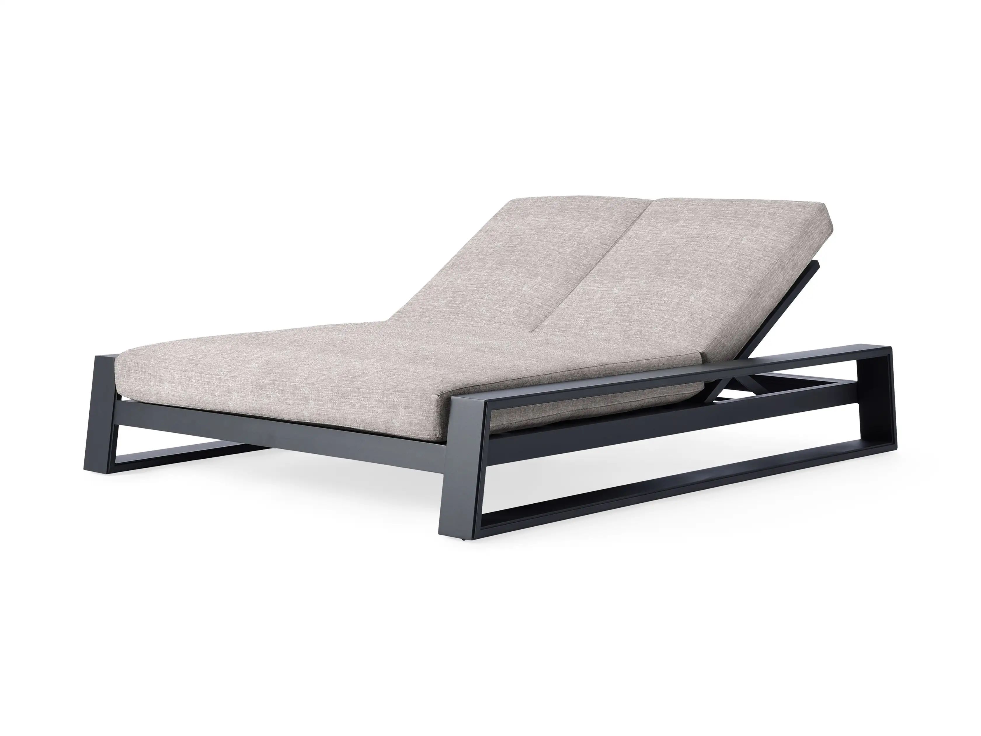 Canyon Outdoor Aluminum Double Chaise | Arhaus