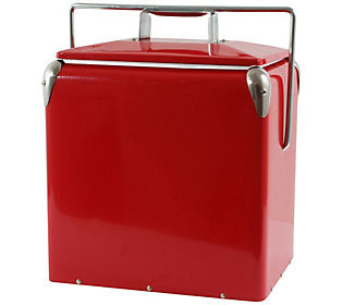 Retro Style Picnic Cooler Red | QVC