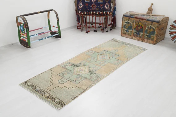 Anatolian Runner 3x8 Oushak Runner Turkish Runner Vintage | Etsy | Etsy (US)