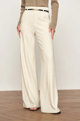 Gallop Casual Trousers with Belt in Merino Wool | Fabrique