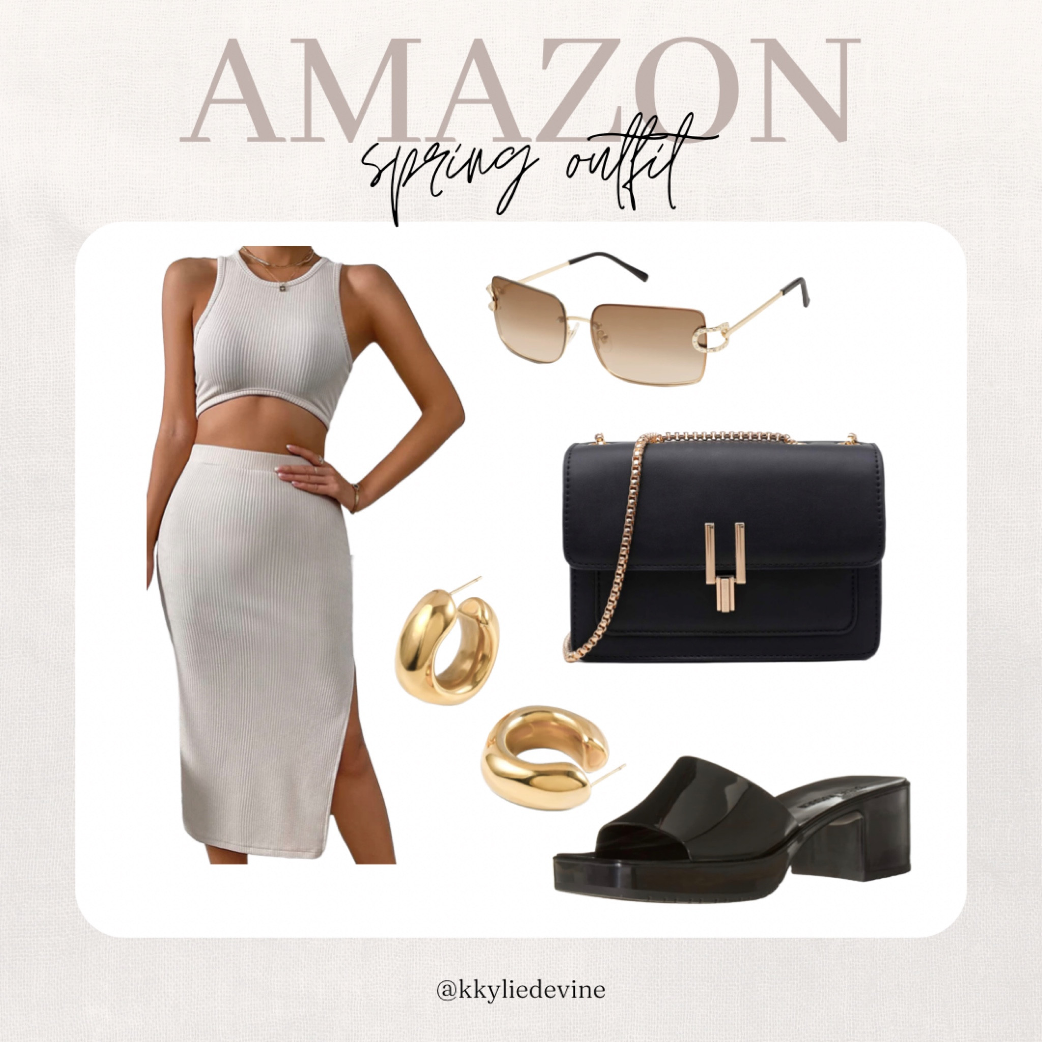 Neutral outfit from Amazon🤍 

#LTKU #LTKfit #LTKFind