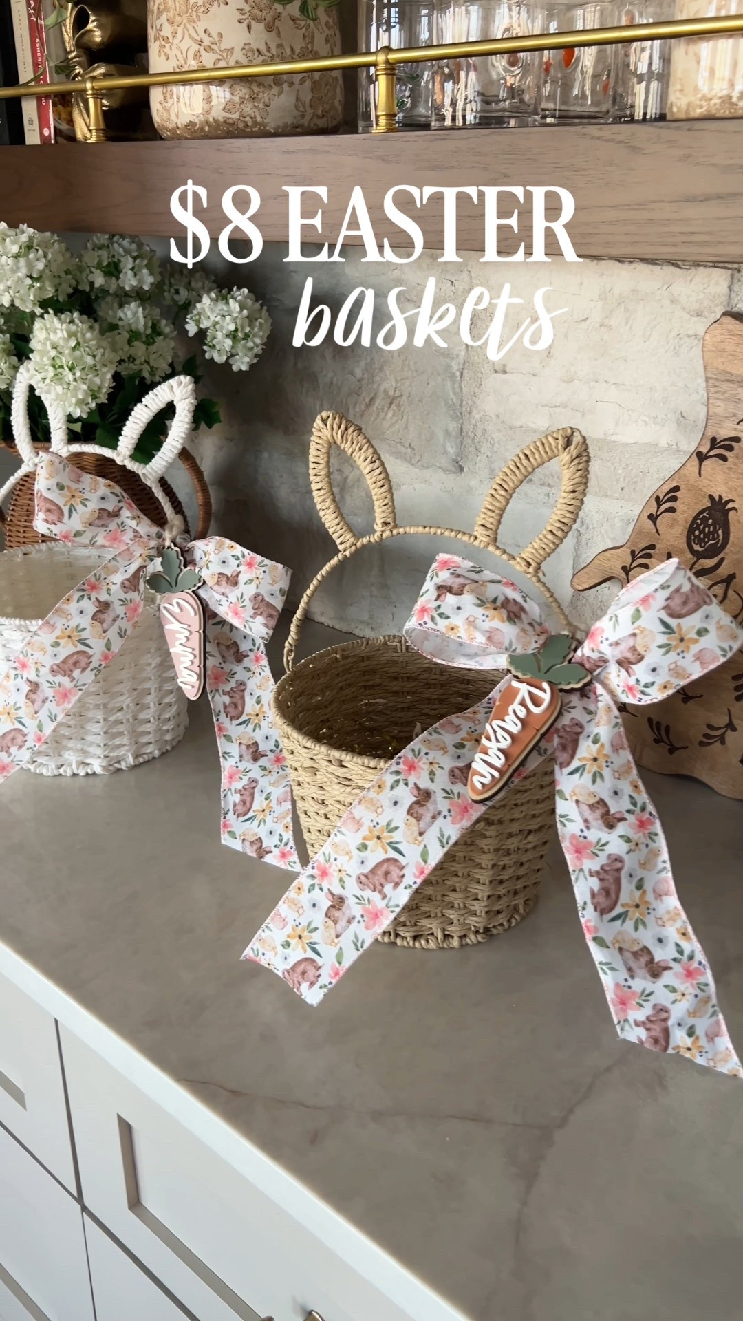 $8 Easter baskets! Also linked the ribbon + cutie name tags I reuse every year! 

#LTKmomlife #LTKKids #LTKHome