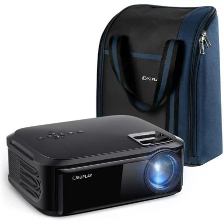 Tomshoo iDeaPLAY Full HD Projector 1080P Movie Projector with 200 Display 6000 Lux LED Home Projecto | Walmart (US)