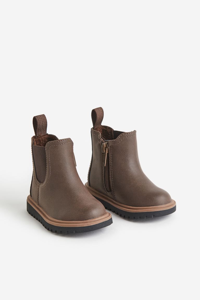 Chelsea Boots - Dark brown - Kids | H&M US | H&M (US + CA)