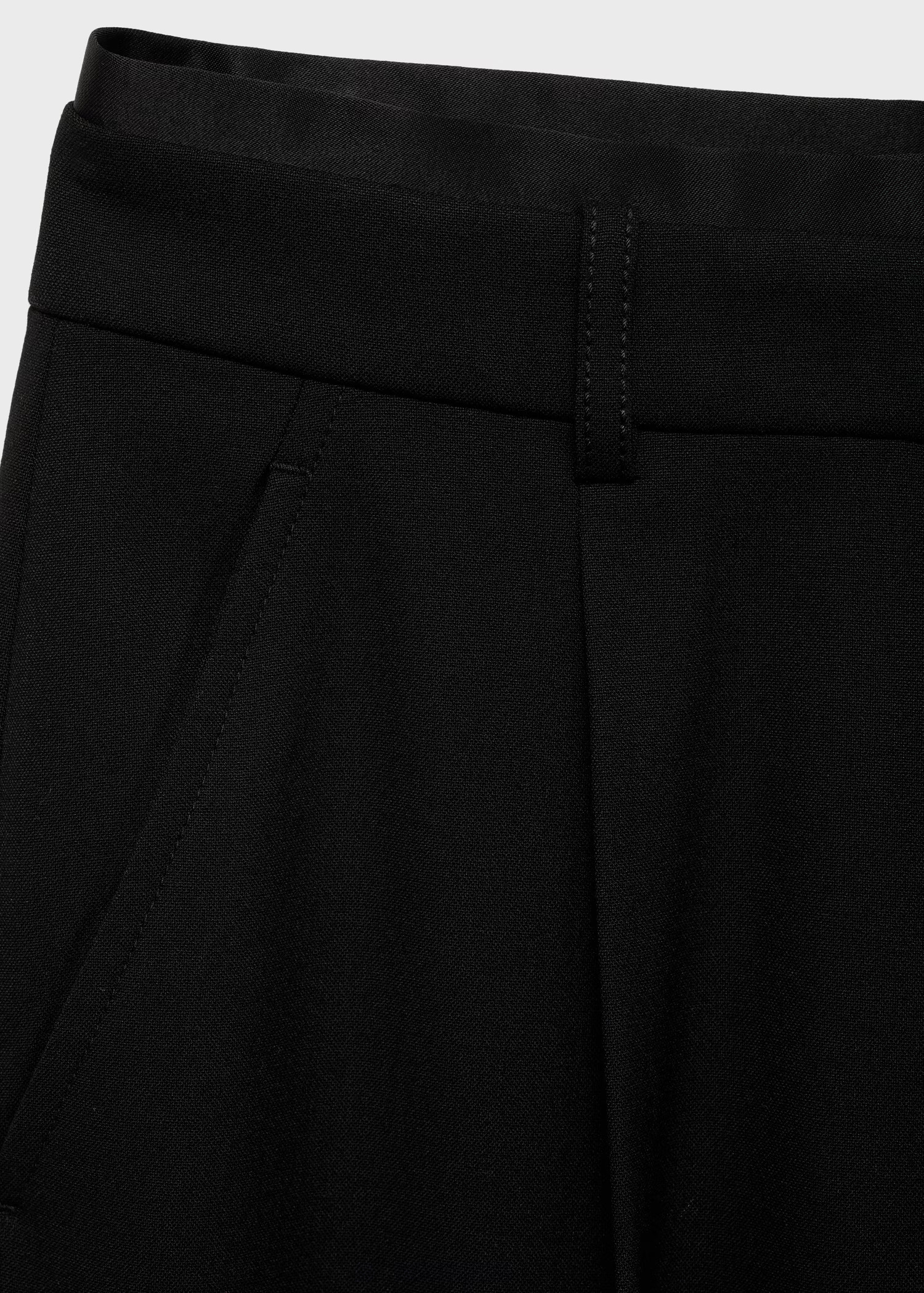 Straight-fit pleated trousers - Women | MANGO USA | Mango (US/MX/AU)