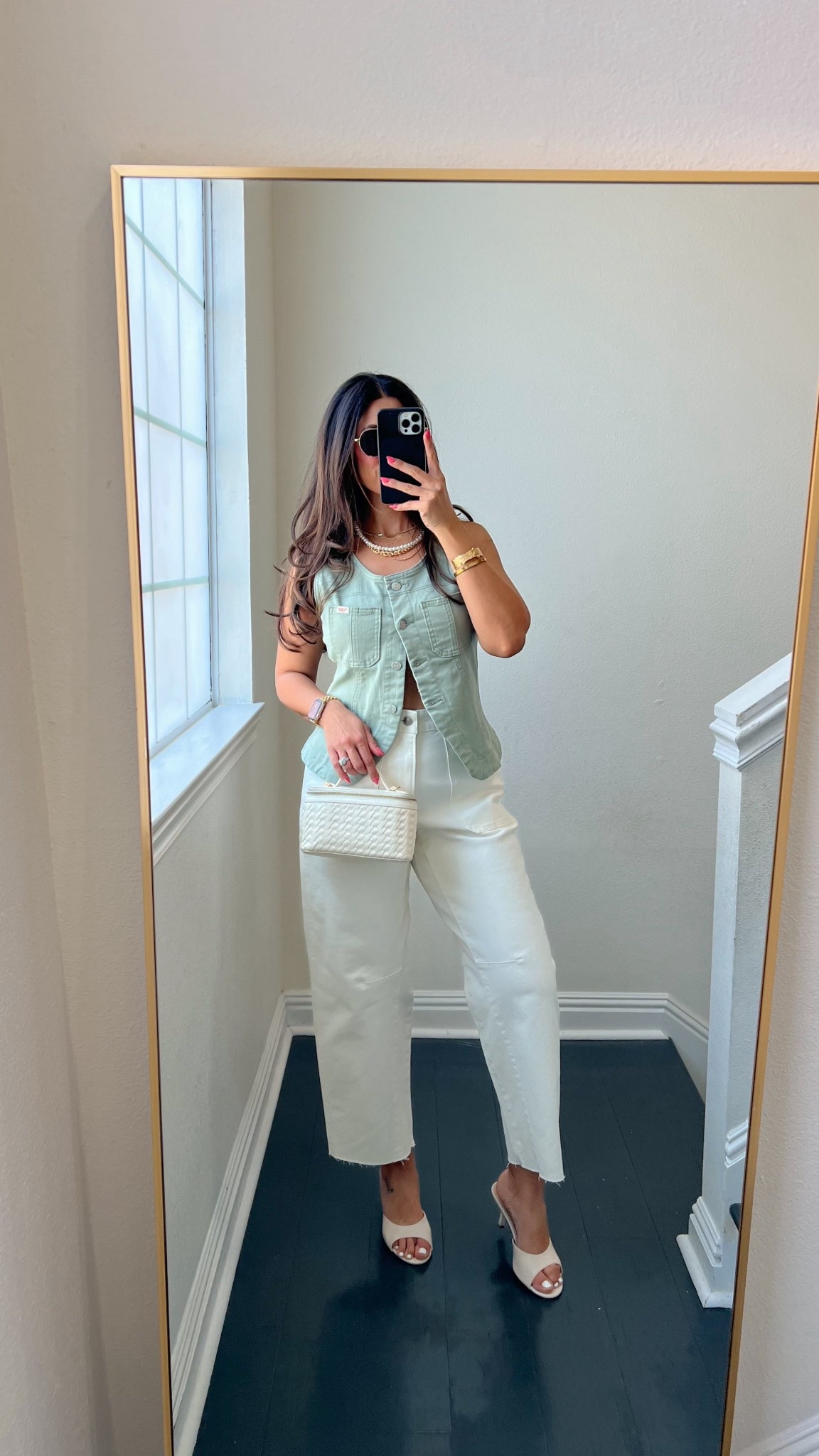 Walmart spring outfit idea -
Size 6 in jeans and small in the vest 

#LTKMidsize #LTKootd #LTKSeasonal