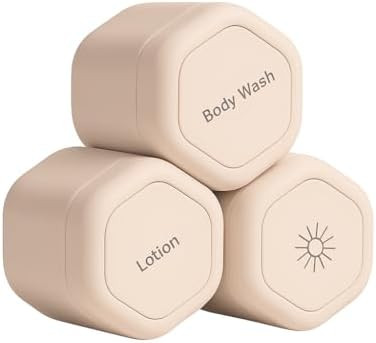 Magnetic Travel Capsule Set – 3x1.32oz Refillable Travel Containers | Leak-Proof & TSA Approved... | Amazon (US)