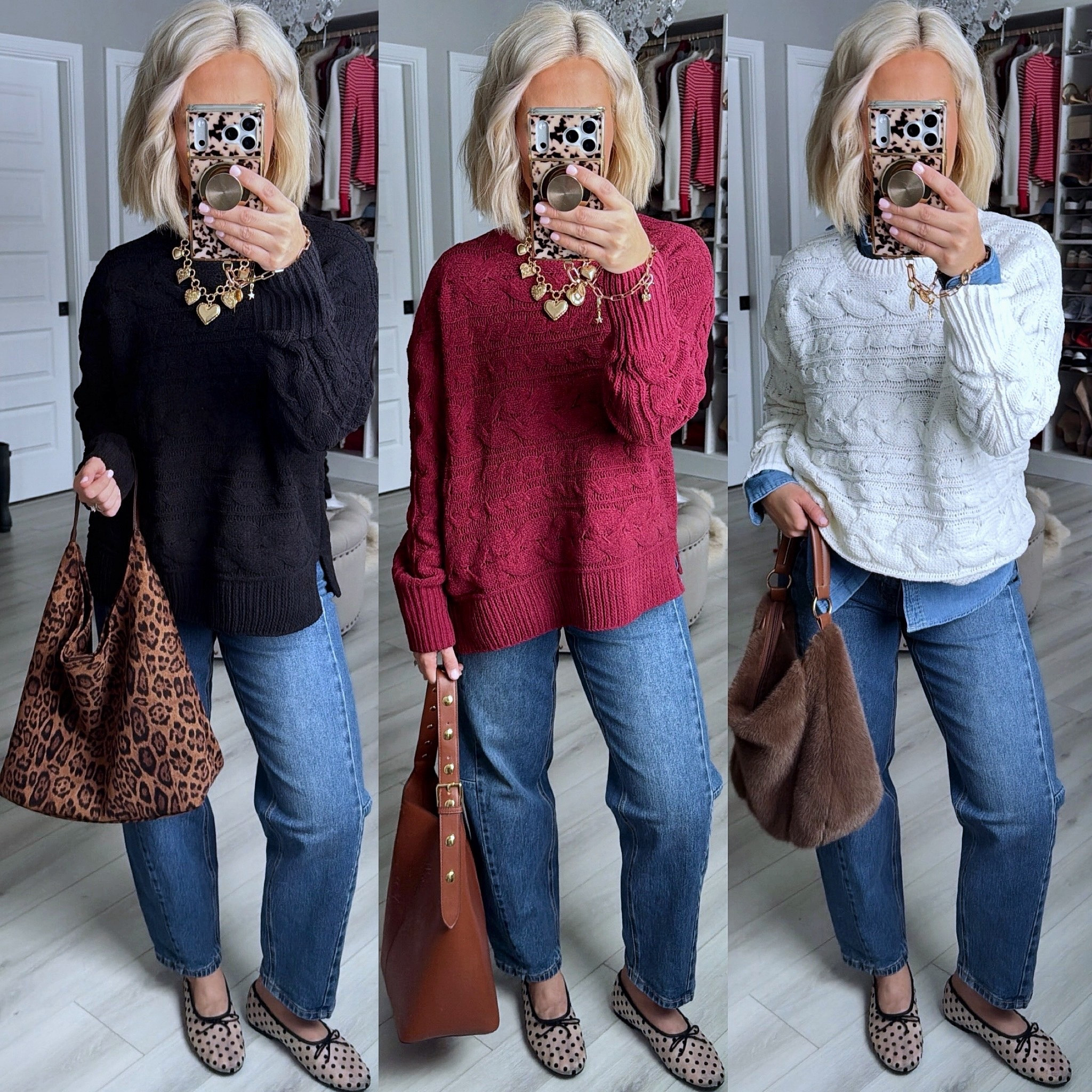 Walmart sweaters on clearance 👀✨ Cozy sweaters, affordable fashion finds, Walmart deals, budget-friendly outfits 
#WalmartFinds #ClearanceDeals #AffordableFashion 
⬇️⬇️⬇️
Sweaters sized up 2 sizes to a large 
Jeans sized up to a 6
Shoes TTS

#LTKSaleAlert #LTKootd #LTKSeasonal
