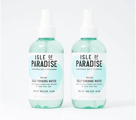 Isle of Paradise Self Tanning Water Mist Duo - QVC.com | QVC